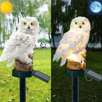 Mignon Hibou Résine Fête Éclairages 1 Pièce main image 1