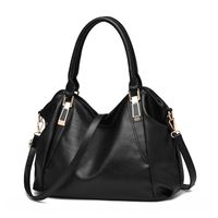 Women's Large Pu Leather Solid Color Fashion Square Zipper Crossbody Bag main image 3