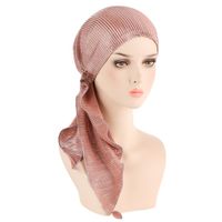 Women's Fashion Solid Color Eaveless Beanie Hat main image 2