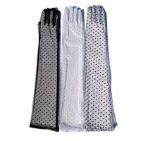 Women's Retro Polka Dots Lace Gloves 1 Pair main image 6