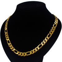 Punk Solid Color Copper Gold Plated Necklace 1 Piece main image 3