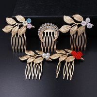 Sweet Flower Alloy Plating Artificial Pearls Hair Clip main image 1