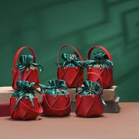Weihnachten Einfarbig Pu-leder Gruppe Zubehör Für Geschenkverpackungen 1 Stück main image 1