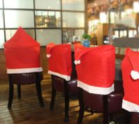 Christmas Fashion Solid Color Cloth Party Chair Cover main image 3
