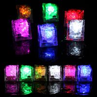 Fashion Colorful Luminous Touch Liquid Sensing Small Ice Cubes main image 3