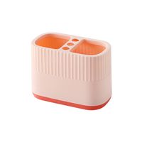 Solid Color Multifunctional Simple Large Capacity Stationery Box sku image 20