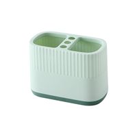 Solid Color Multifunctional Simple Large Capacity Stationery Box sku image 21