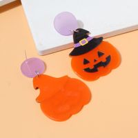 Fashion Pumpkin Plastic Women's Drop Earrings 1 Pair main image 4