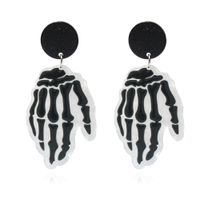 Funny Palm Plastic Women's Drop Earrings 1 Pair sku image 1