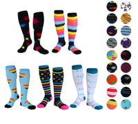 Women's Sports Heart Shape Nylon Rib-knit Crew Socks main image 1