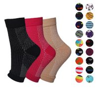 Unisex Sports Solid Color Nylon Rib-knit Ankle Socks main image 3