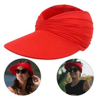 Women's Fashion Solid Color Wide Eaves Sun Hat sku image 7
