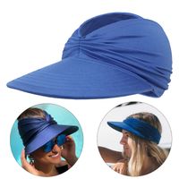 Women's Fashion Solid Color Wide Eaves Sun Hat sku image 5