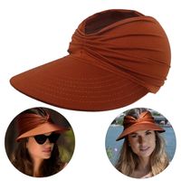 Women's Fashion Solid Color Wide Eaves Sun Hat sku image 8