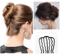 Diy Black U-shaped Hair Clip main image 4