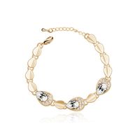Fashion Water Droplets Alloy Chain Artificial Crystal Women's Bracelets 1 Piece main image 4