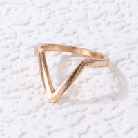 Simple Style Geometric Alloy Plating Women's Rings main image 4