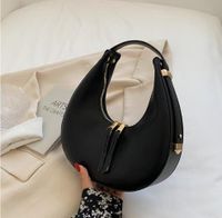 Women's Small All Seasons Pu Leather Vintage Style Underarm Bag sku image 2