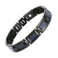 Basic Retro Classic Style Geometric Titanium Steel Men's Bracelets main image 1