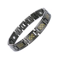 Basic Retro Classic Style Geometric Titanium Steel Men's Bracelets sku image 10