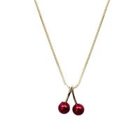 Fashion Cherry Copper Plating Pendant Necklace 1 Piece main image 5