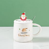 Noël Noël Dessin Animé Céramique Tasse 1 Jeu sku image 1