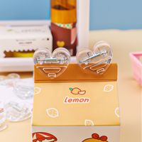 Student Snack Sealing Cute Mini Decorative Photo Transparent Love Clip main image 3