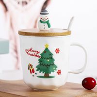 Christmas Christmas Cartoon Ceramics Mug 1 Set sku image 1
