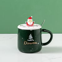 Noël Noël Dessin Animé Céramique Tasse 1 Jeu sku image 3