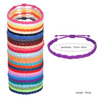 Ethnic Style Solid Color Rope Knitting Women's Bracelets 1 Piece main image 4