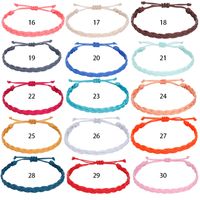 Ethnic Style Solid Color Rope Knitting Women's Bracelets 1 Piece main image 2