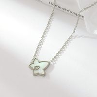 Simple Style Star Stainless Steel Plating Inlay Acrylic Shell Gold Plated Pendant Necklace sku image 1