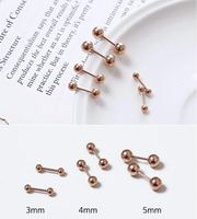 Simple Style Geometric Solid Color Silver Plating Ear Studs 1 Piece main image 1