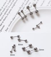 Simple Style Geometric Solid Color Silver Plating Ear Studs 1 Piece main image 5