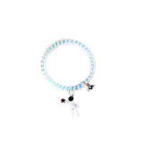Tiktok Same Style Astronaut Magnet Suction Small Rubber Band For Boyfriend Couple Bracelet A Pair Of Mermaid Phone Hair Ring main image 2