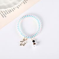 Tiktok Same Style Astronaut Magnet Suction Small Rubber Band For Boyfriend Couple Bracelet A Pair Of Mermaid Phone Hair Ring sku image 2