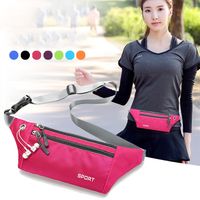 Women's Basic Solid Color Oxford Cloth Waist Bags main image 1