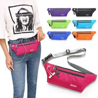 Women's Basic Solid Color Oxford Cloth Waist Bags main image 2