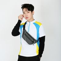 Men's Fashion Solid Color Oxford Cloth Waist Bags main image 2
