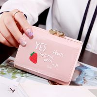 Women's Fruit Pu Leather Lock Clasp Wallets sku image 3