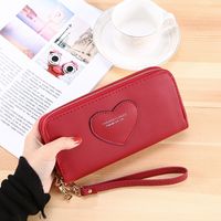 Women's Solid Color Pu Leather Zipper Wallets main image 1