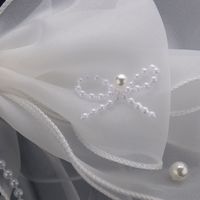 Fashion Bow Knot Cloth Crystal Pearl 1 Piece main image 4