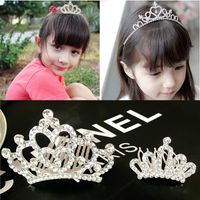 Mode Couronne Alliage Strass Couronne main image 1