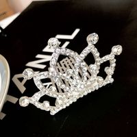 Mode Couronne Alliage Strass Couronne main image 3