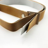 Fashion Solid Color Alloy Woven Fabric Unisex Woven Belts main image 3