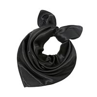 Women's Fashion Solid Color Satin Sewing Silk Scarves main image 4