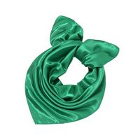 Women's Fashion Solid Color Satin Sewing Silk Scarves sku image 1