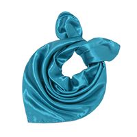 Women's Fashion Solid Color Satin Sewing Silk Scarves sku image 8