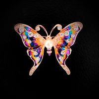 Simple Style Animal Insect Alloy Plating Artificial Rhinestones Artificial Pearls Women's Brooches sku image 8