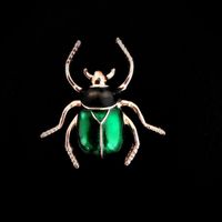Simple Style Animal Insect Alloy Plating Artificial Rhinestones Artificial Pearls Women's Brooches sku image 1